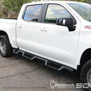 HDX Drop Wheel-to-Wheel Nerf Step Bars-Silverado/Sierra 1500 Crew Cab 2019-2024 (5.5' Bed) (Excl. 2019 Silverado LD/Sierra 1500 Limited)