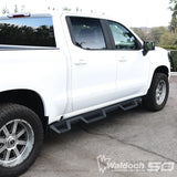 HDX Drop Wheel-to-Wheel Nerf Step Bars-Silverado/Sierra 1500 Crew Cab 2019-2024 (5.5' Bed) (Excl. 2019 Silverado LD/Sierra 1500 Limited)