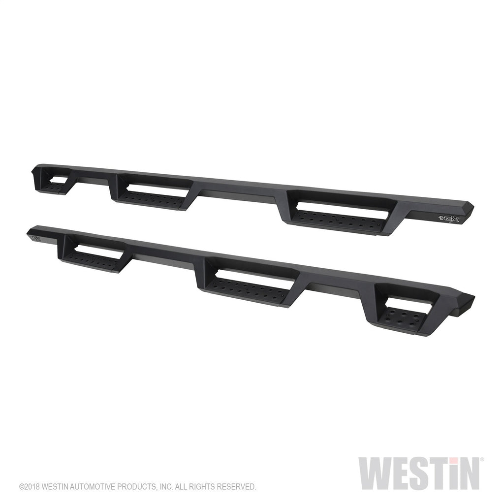 HDX Drop Wheel-to-Wheel Nerf Step Bars-Silverado/Sierra 1500 Crew Cab 2019-2024 (5.5' Bed) (Excl. 2019 Silverado LD/Sierra 1500 Limited)