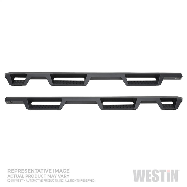 HDX Drop Wheel-to-Wheel Nerf Step Bars-Silverado/Sierra 1500 Crew Cab 2019-2024 (6.5' Bed) (Excl. 2019 Silverado LD/Sierra 1500 Limited)