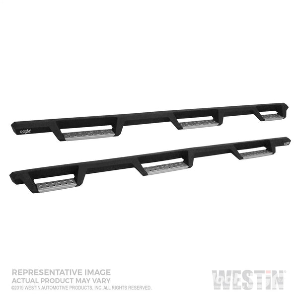 HDX Stainless Drop Wheel-to-Wheel Nerf Step Bars-Silverado/Sierra 1500 Double Cab 2019-2024 (6.5' Bed)(Excl. 2019 Silverado LD/Sierra 1500 Limited)