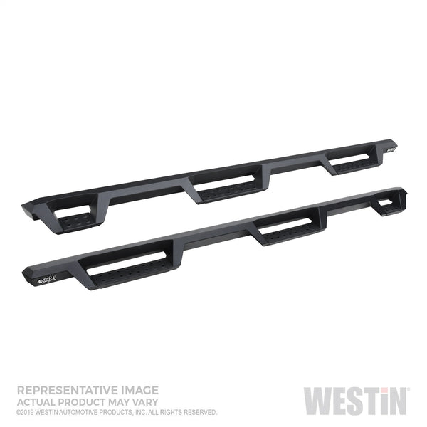 HDX Drop Wheel-to-Wheel Nerf Step Bars-Silverado/Sierra 1500 Double Cab 2019-2024 (6.5' Bed)(Excl. 2019 Silverado LD/Sierra 1500 Limited)