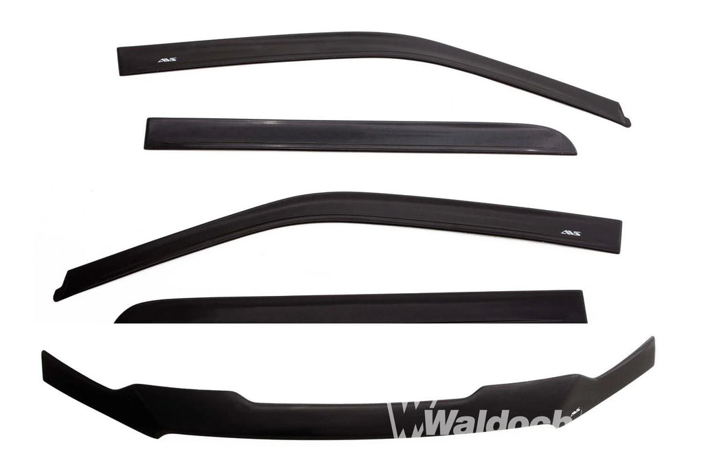 Ventvisor/Bug Shield Combo Matte Black Finish