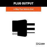 Custom Wiring Harness, 4-Way Flat Output, Select Toyota Tacoma