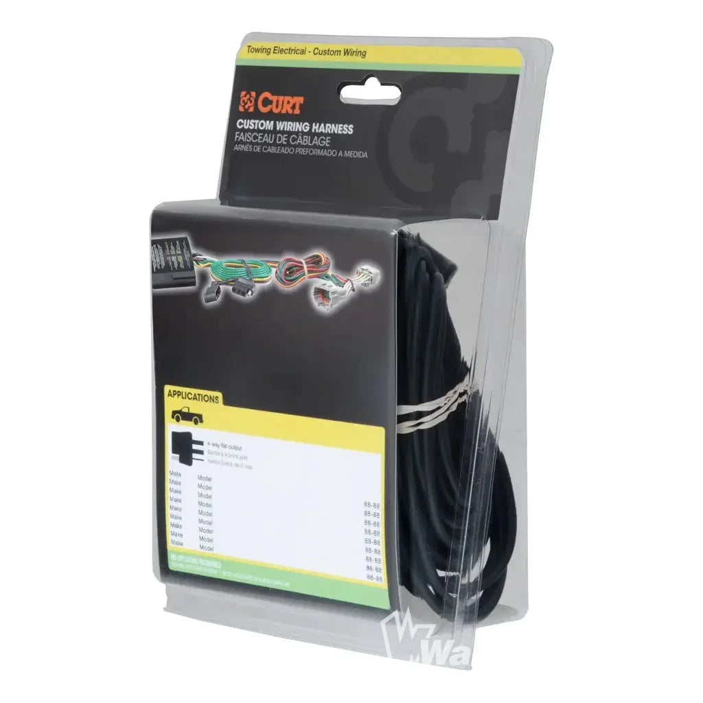 Custom Wiring Harness, 4-Way Flat Output, Select Toyota Tacoma