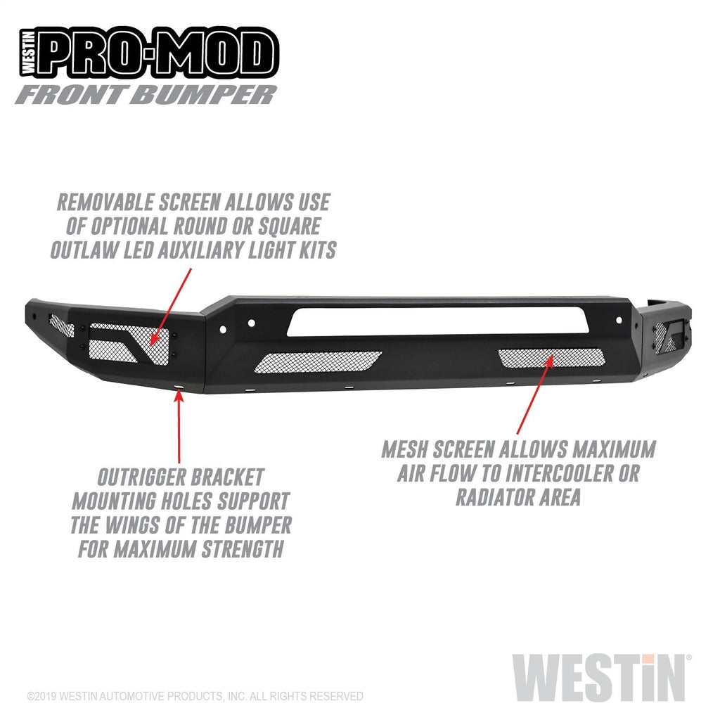 Pro-Mod Front Bumper-Ram 2500/3500 2010-2018