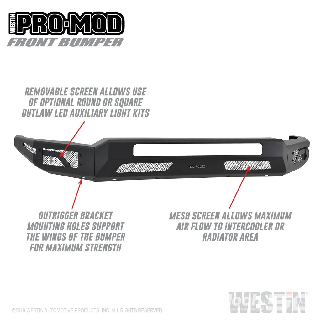 Pro-Mod Front Bumper-F-250/350/450/550 Super Duty 2011-2016