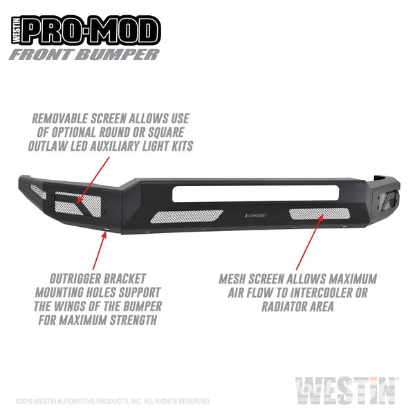 Pro-Mod Front Bumper-F-250/350/450/550 Super Duty 2011-2016