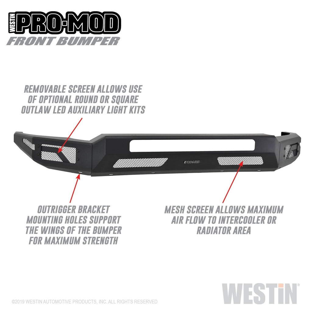 Pro-Mod Front Bumper-F-250/350/450/550 Super Duty 2011-2016