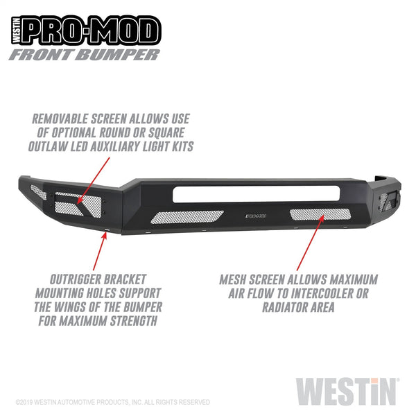 Pro-Mod Front Bumper-F-250/350/450/550 Super Duty 2011-2016
