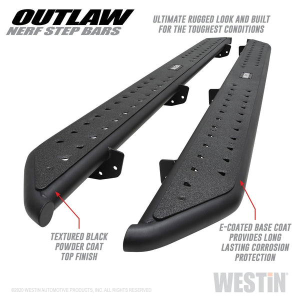 Outlaw Nerf Step Bars-Gladiator 2020-2024