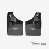 WeatherTech No-Drill DigitalFit Rear Mud Flaps Black - 120050