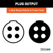 4-Way Round Connector Plug & Socket (Packaged)