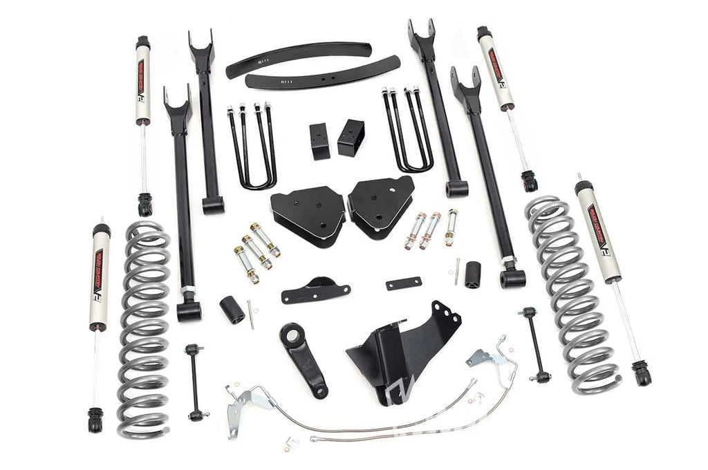 6 Inch Lift Kit | Gas | 4 Link | V2 | Ford F-250/F-350 Super Duty 4WD (08-10)