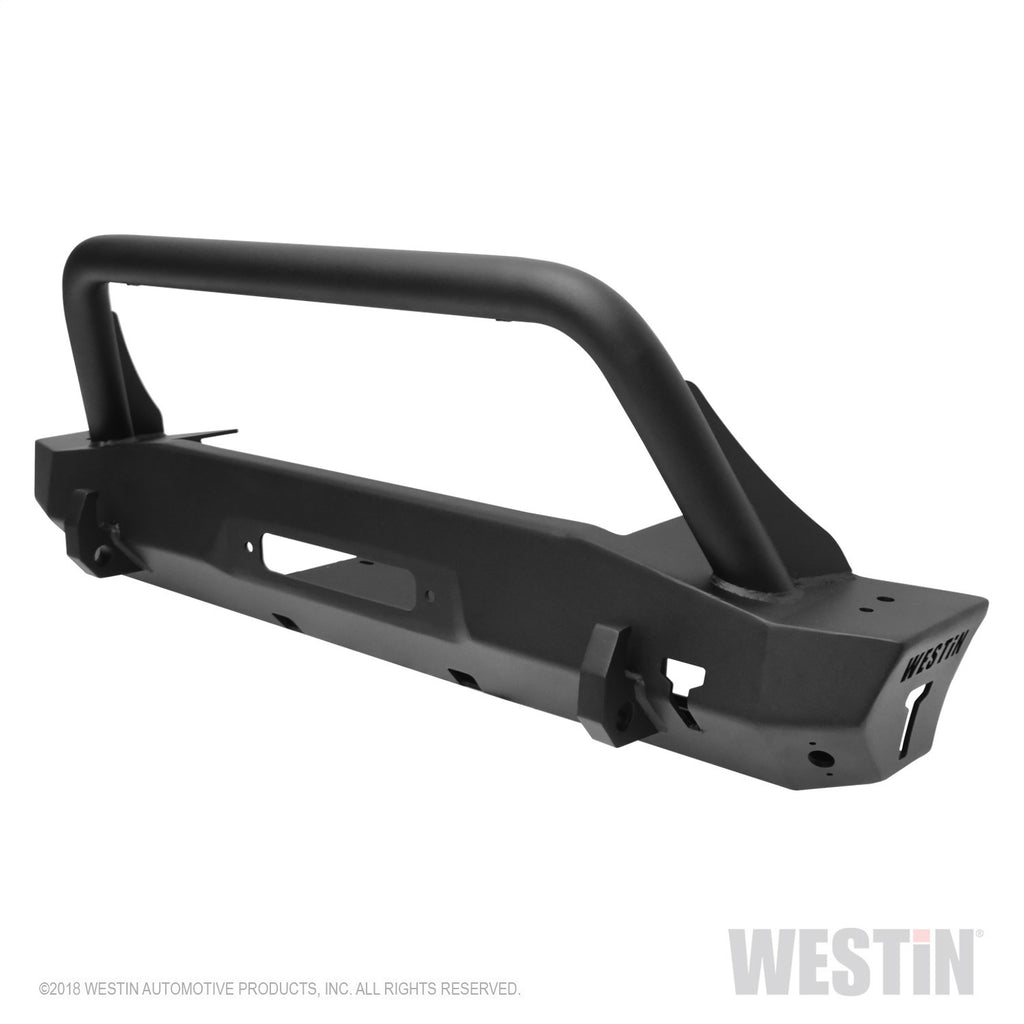 WJ2 Stubby Front Bumper w/Bull Bar-Wrangler JL 2018-2024; Gladiator 2020-2024