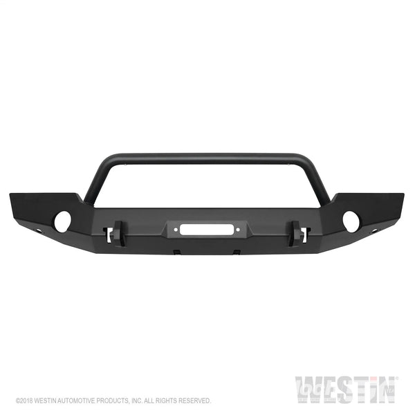 WJ2 Full Width Front Bumper w/Bull Bar-Wrangler JL 2018-2024; Gladiator 2020-2024
