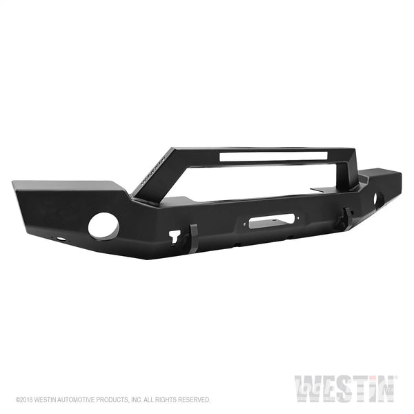 WJ2 Full Width Front Bumper w/LED Light Bar Mount-Wrangler JL 2018-2024; Gladiator 2020-2024