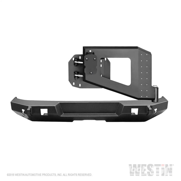 WJ2 Rear Bumper w/Tire Carrier-Wrangler JK 2007-2018