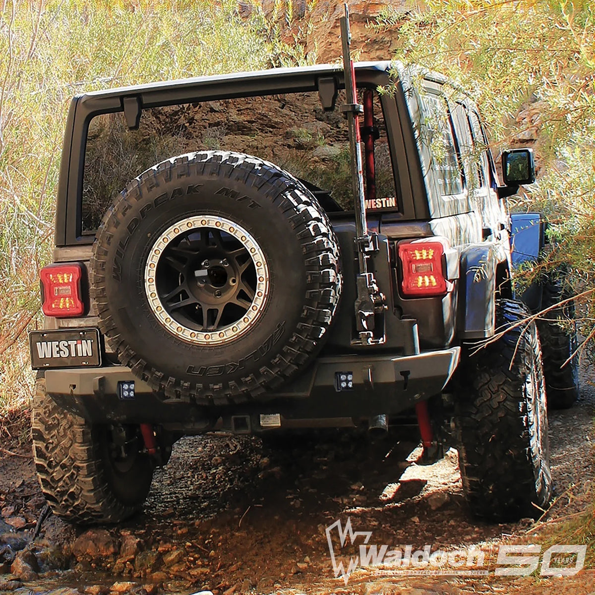 WJ2 Rear Bumper w/Tire Carrier-Wrangler JL 2018-2024