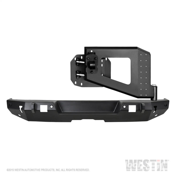 WJ2 Rear Bumper w/Tire Carrier w/Sensors-Wrangler JL 2018-2024 (w/Sensors)