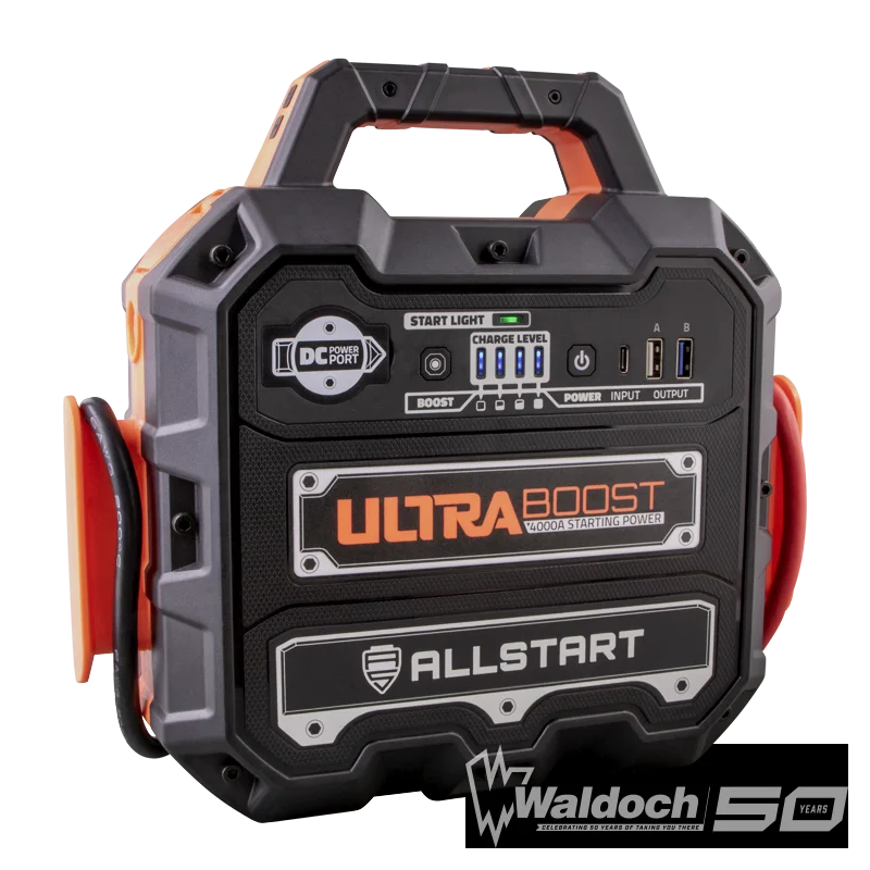 ULTRA BOOST 4000AMP PROFESSIONAL GRADE POWER LITIUM POWER TO START DIESELS AND HIGH-COMPRESSOIN GASOLINE ENGINES