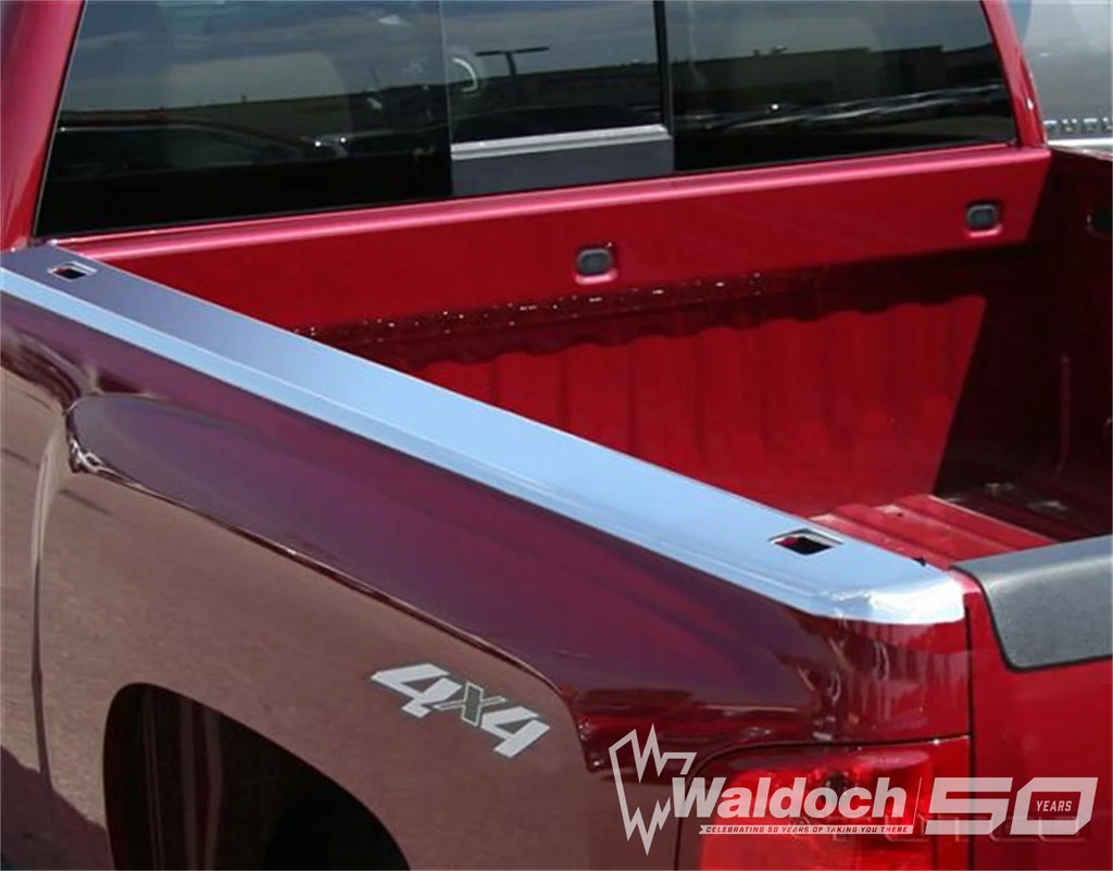 Putco Stainless Steel Bed SideSkins (w/Holes)-Chevrolet Silverado - 6 1/2 ft bed Putco Stainless Steel Bed SideSkins (w/Holes)-Chevrolet Silverado HD - 6 1/2 ft bed