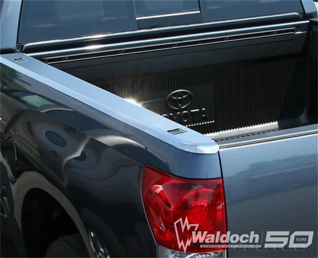 Putco Stainless Steel Bed SideSkins (w/Holes)-Toyota Tundra - Short Bed - 6.5ft Bed