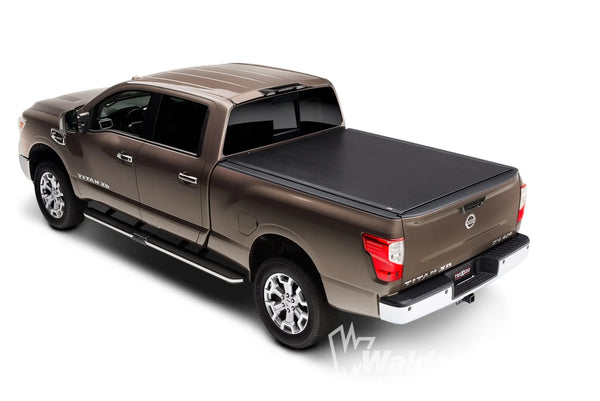 TRUXEDO LO PRO SOFT ROLL UP TRUCK BED TONNEAU COVER FITS 2016 - 2023 NISSAN TITAN W/ OR W/O TRACK SYSTEM 5' 7" BED (67")