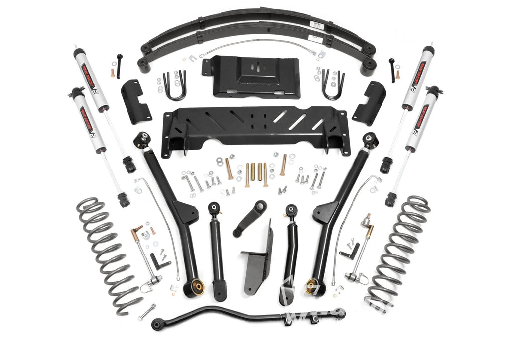 4.5 Inch Lift Kit | Long Arm | RR Leafs | NP242 | V2 | Jeep Cherokee XJ (84-01)