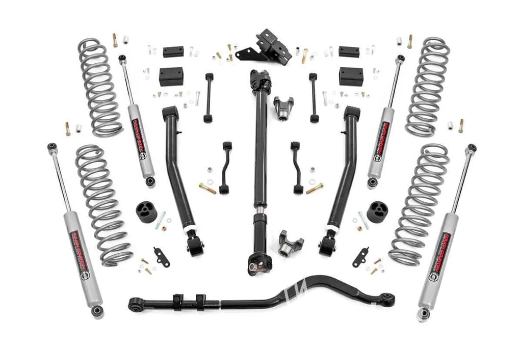 3.5 Inch Lift Kit | Adj Lower | FR D/S | Jeep Wrangler JL 4WD (2018-2023)