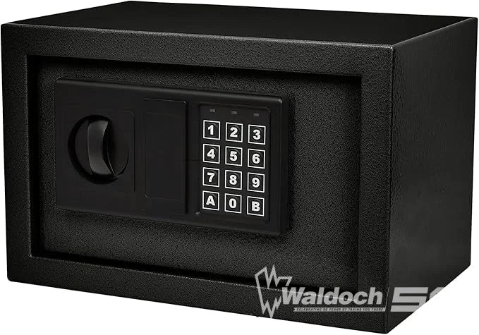 Digital Safe-Electronic Steel Safe with Keypad, 2 Manual Override Keys-Protect Money, Jewelry, Passports-For Home, Business or Travel by Stalwart