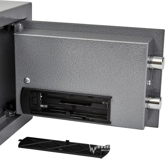 STALWART ELECTRONIC DIGITAL STEEL SAFE BOX WITH LED KEYPAD-COLOR GREY
