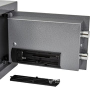 STALWART ELECTRONIC DIGITAL STEEL SAFE BOX WITH LED KEYPAD-COLOR GREY
