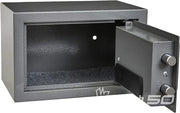 STALWART ELECTRONIC DIGITAL STEEL SAFE BOX WITH LED KEYPAD-COLOR GREY