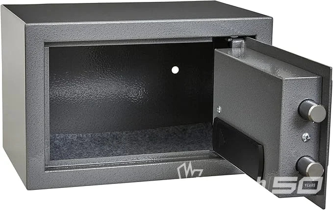 STALWART ELECTRONIC DIGITAL STEEL SAFE BOX WITH LED KEYPAD-COLOR GREY