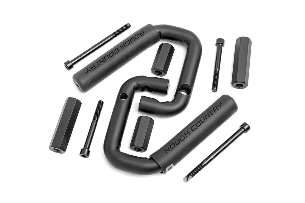 Grab Handles | Steel | Front | Black | Jeep Wrangler JK/Wrangler Unlimited (07-18)