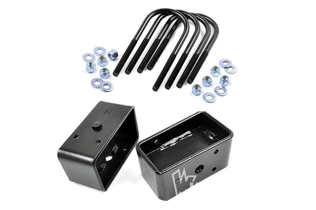 3 Inch Block & U-Bolt Kit | Ford Excursion/F-250 Super Duty/F-350 Super Duty