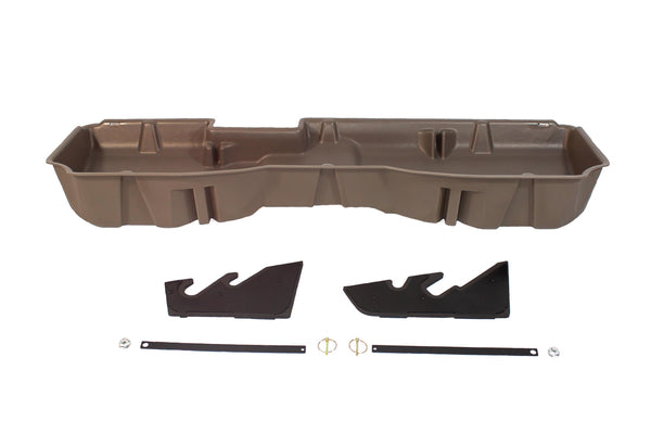 14-18 Chevrolet/GMC Silverado/Sierra Light Duty Crew Cab  DU-HA Underseat Storage / Gun Case Dune/Tan