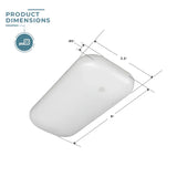 RADIANCE X2 LED OVERHEAD LIGHT - 8" X 3.5" - UNSWITCHED - 6000K BRIGHT WHITE