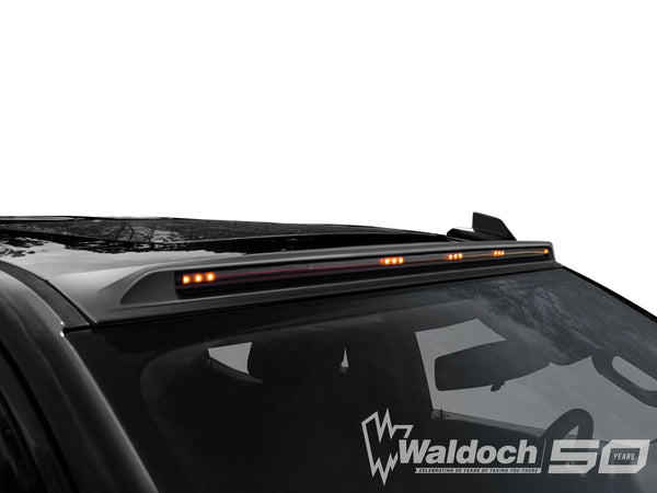 AeroCab Marker Light Color Match with five amber LED Billet Silver Metallic