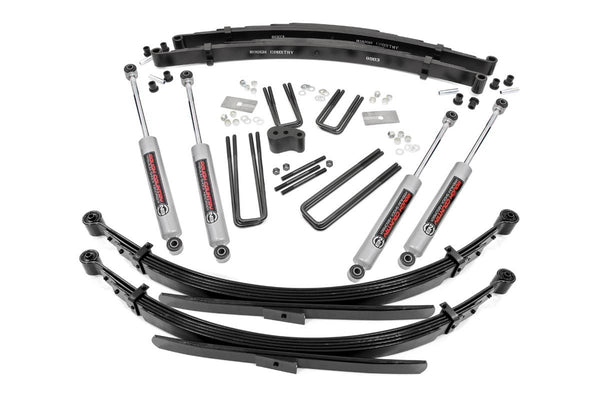 4 Inch Lift Kit | Rear Springs | Dodge W100 Truck/W200 Truck 4WD (1970-1974)