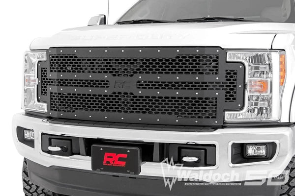 Mesh Grille | Ford F-250/F-350 Super Duty 2WD/4WD (2017-2019)