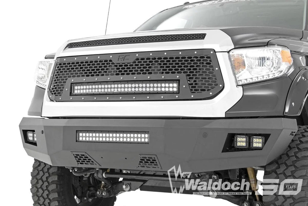 Mesh Grille | 30" Dual Row LED | Black | Toyota Tundra 2WD/4WD (2014-2017)