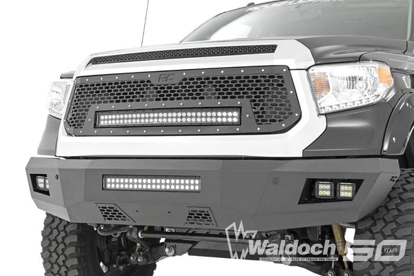Mesh Grille | 30" Dual Row LED | Black | Toyota Tundra 2WD/4WD (2014-2017)