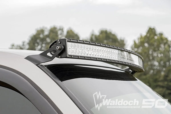 LED Light Mounts | Upper Windshield | 54" Curved | Chevy/GMC 1500 (99-06 & Classic)