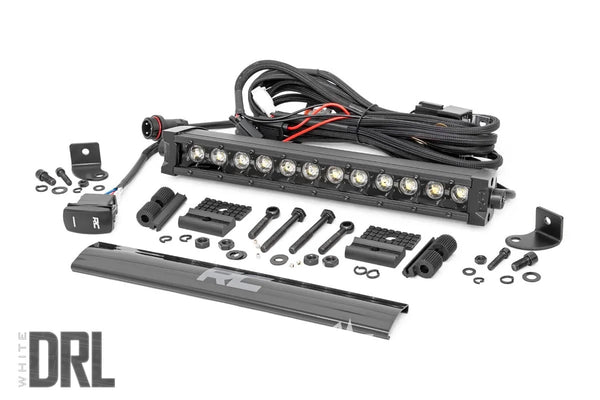 12 Inch Black Series LED Light Bar | Single Row | Amber DRL