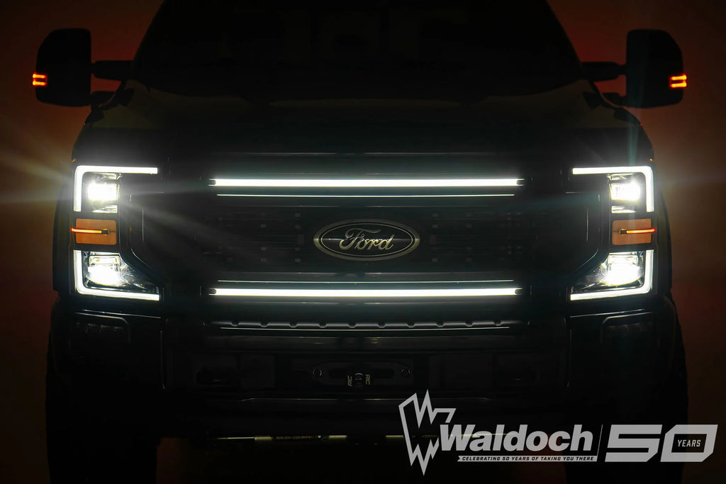 LED Light Kit | Grille Mount | 30 Inch DRL | Ford F-250/F-350 Super Duty (17-22)
