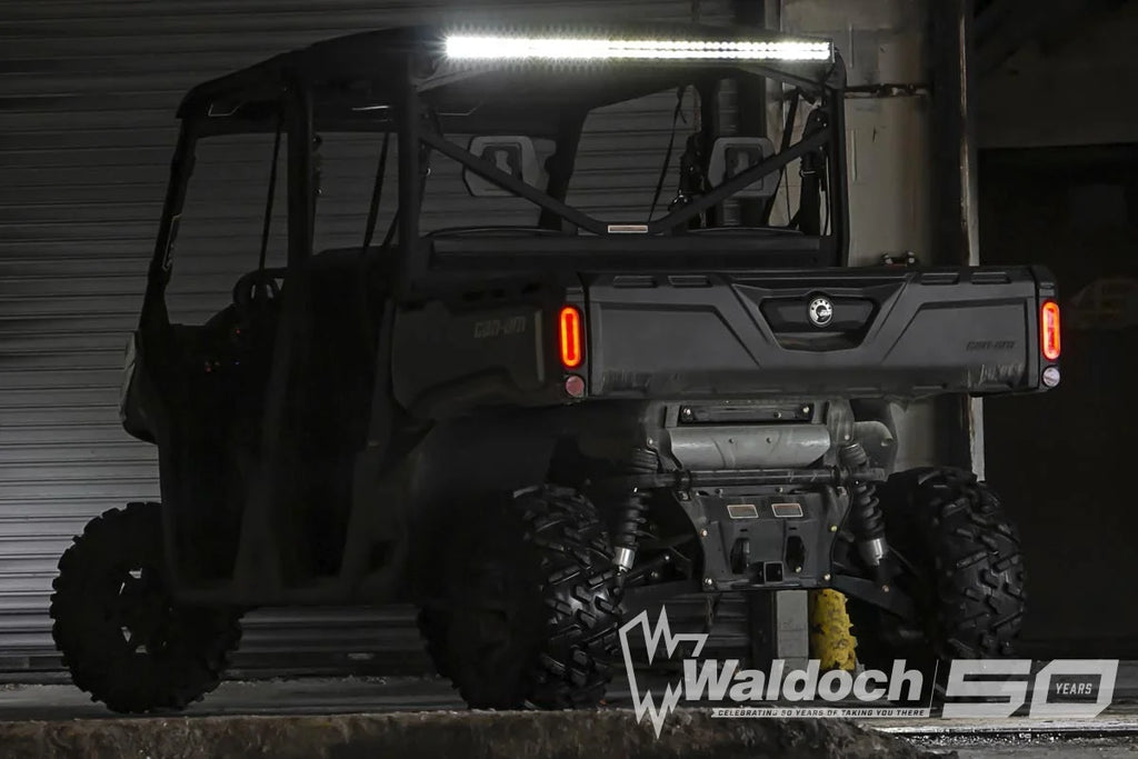 LED Light Kit | Cab Mount | 50" Black Dual Row | Can-Am Defender MAX HD10