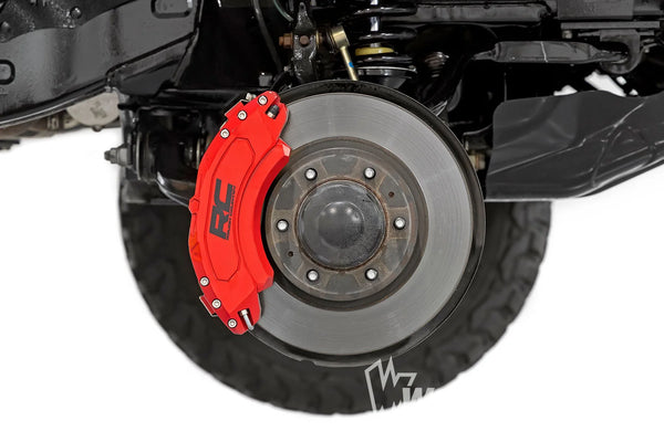Caliper Covers | Rear | Red | Elec Brakes | Ford Expedition/F-150/Raptor