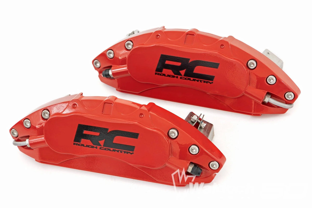 Caliper Covers | Rear | Red | Elec Brakes | Ford Expedition/F-150/Raptor